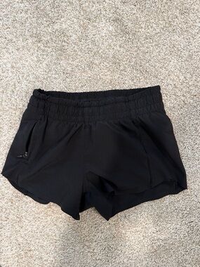 Athleta Girl 2.5 inch Heart the Hustle Running Shorts with Zipper Pocket